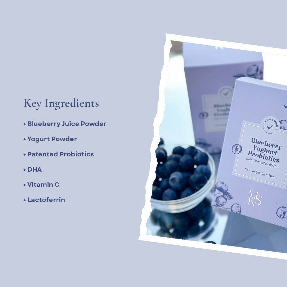 Mskinny Blueberry Yogurt Probiotics Supplement