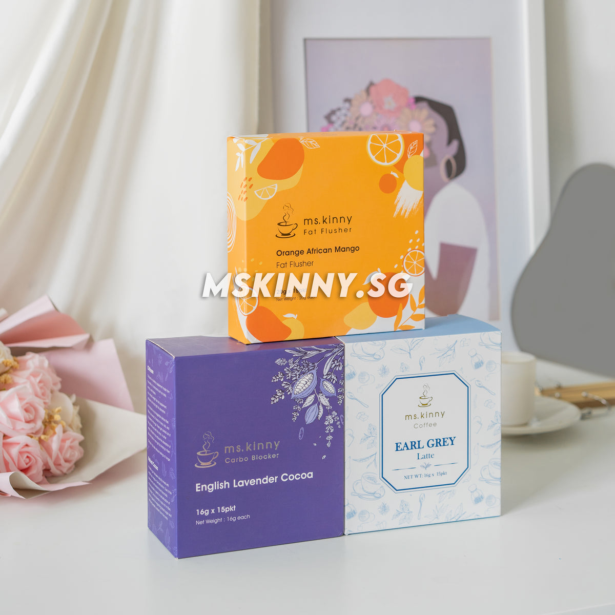 MsKinny Orange Fat Flusher Jelly + Seasonal Coffee/Cocoa Bundle | Mskinny